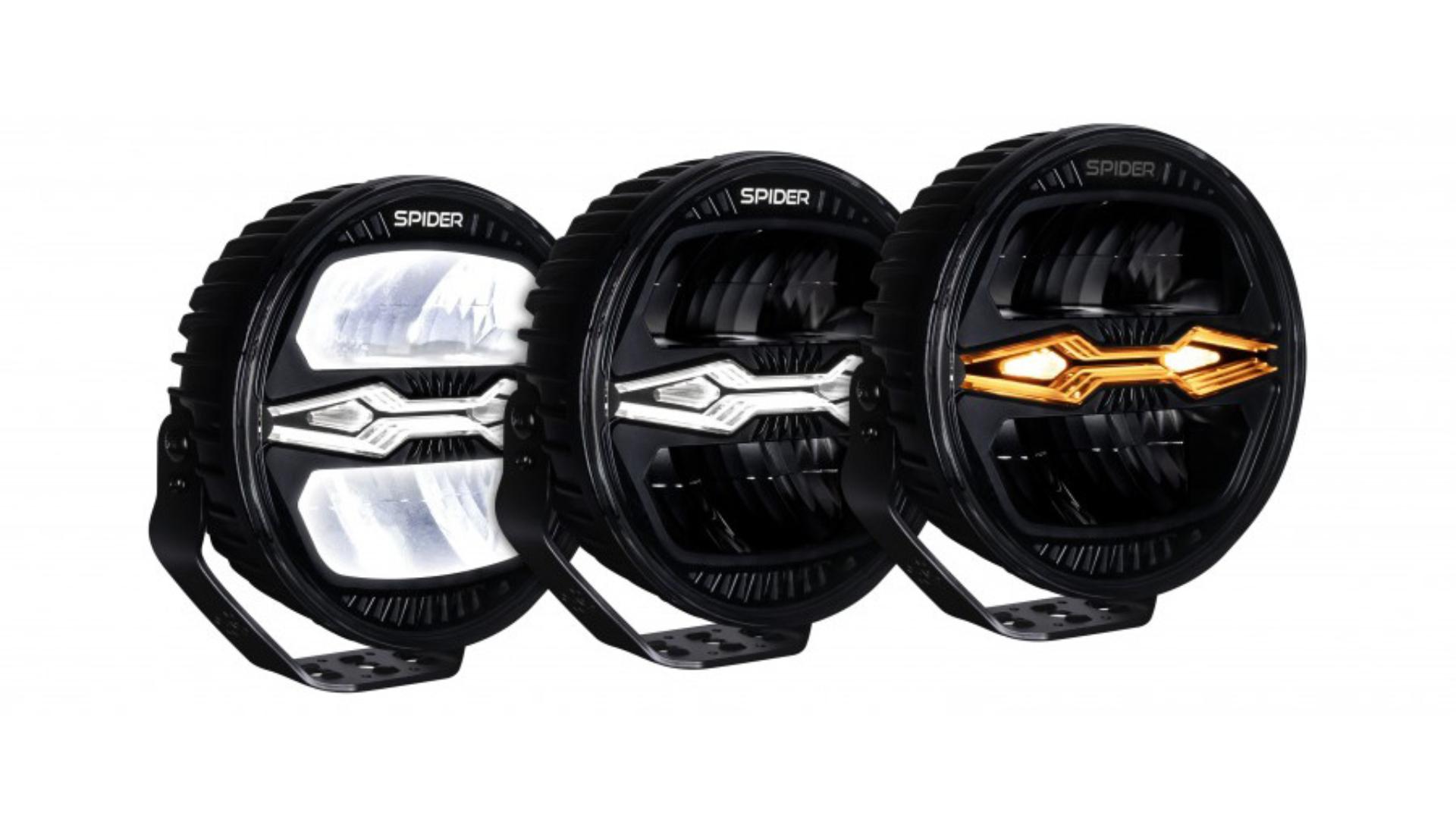 Driving Lamp X-spider Ninja Strobe Long Range Halogen (LED, Round)