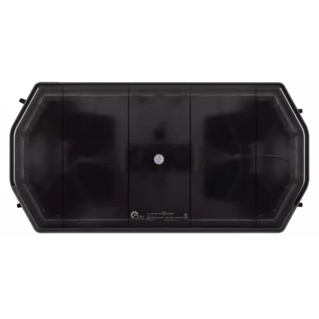 Barra Luminosa de Advertencia LED 585x295mm R65 R10 Dark