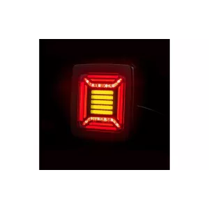 Piloto Trasero Cube 12 / 24V Dch / Izq (Neon LED, Marco Negro)