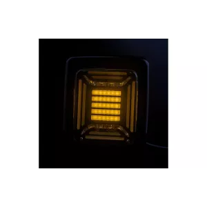 Tail Lamp Cube 12 / 24V RH / LH (Neon LED, Black Frame)