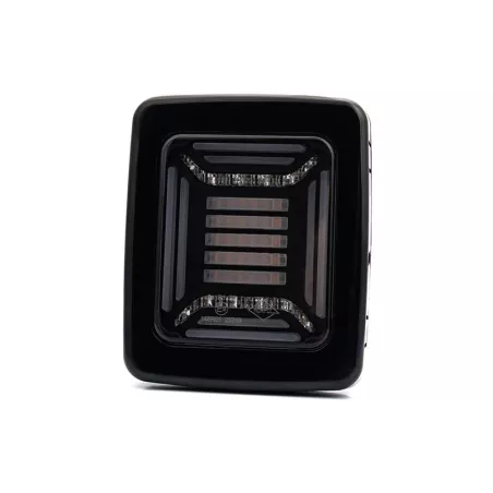 Tail Lamp Cube 12 / 24V RH / LH (Neon LED, Black Frame)