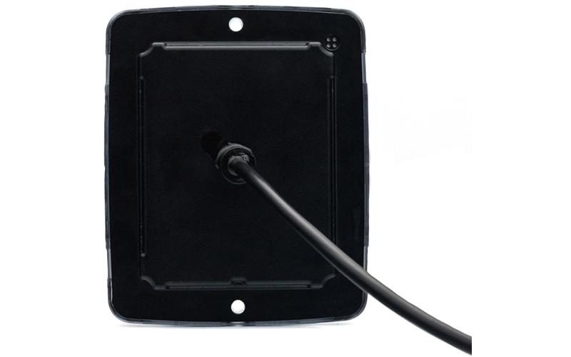 Feu Arrière Cube 12 / 24V Droit / Gauche (Neon LED, Cadre Noir)