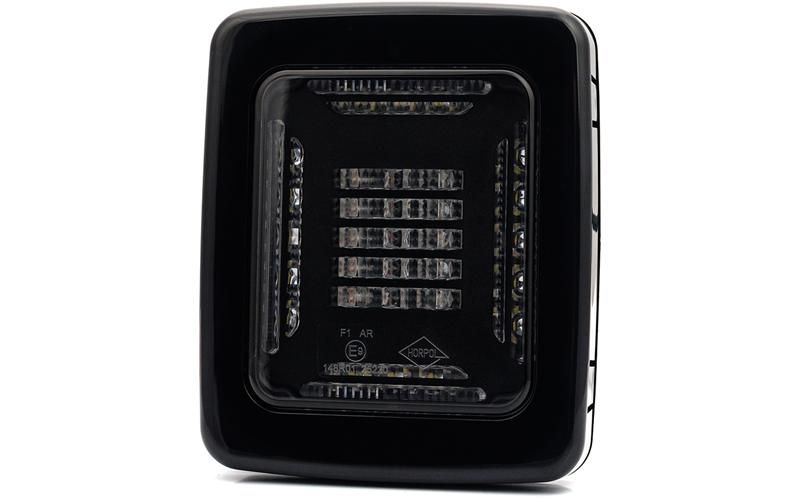 Tail Lamp Cube 12 / 24V RH / LH (LED, Black Frame)