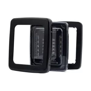 Piloto Trasero Cube 12 / 24V Dch / Izq (LED, Marco Negro)