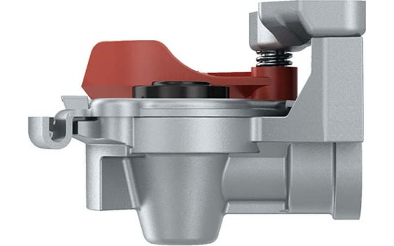 Pneumatic Coupling Head M16 Soft Red