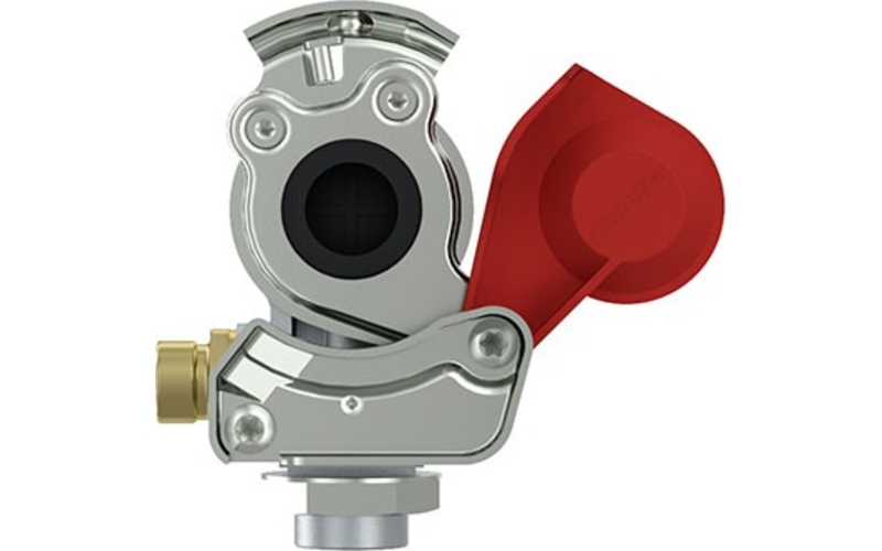 Złącze Pneumatyczne M24x1,5 Czerwone z Filtrem