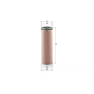 Luftfilter-Sekundärelement Claas / Case-Ih / Deutz / MAN / Mercedes-Benz / New Holland / Volvo
