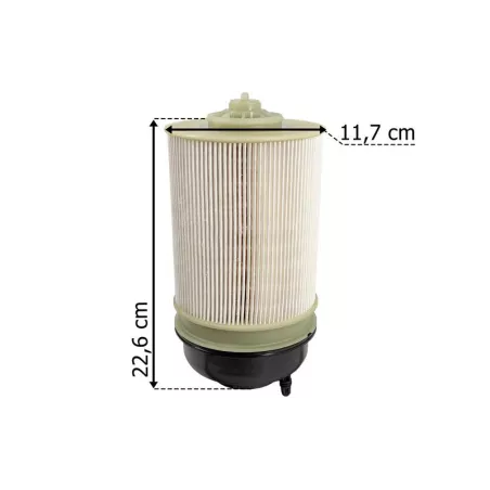 Kraftstofffilter Mercedes Actros MP4 / MP5 / Antos / Arocs / Claas Xerion / Lexion (Satz)