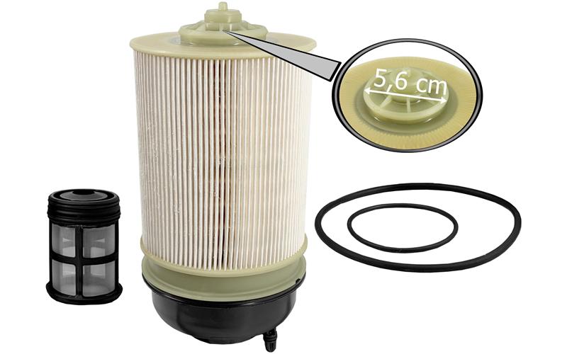 Kraftstofffilter Mercedes Actros MP4 / MP5 / Antos / Arocs / Claas Xerion / Lexion (Satz)