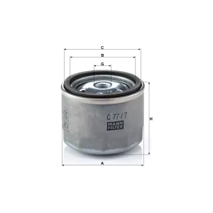 Mann-filter Filtr Powietrza; Turbosprężarka (Przykręcany) Iveco Eurostar / Trakker / New Holland / Renault