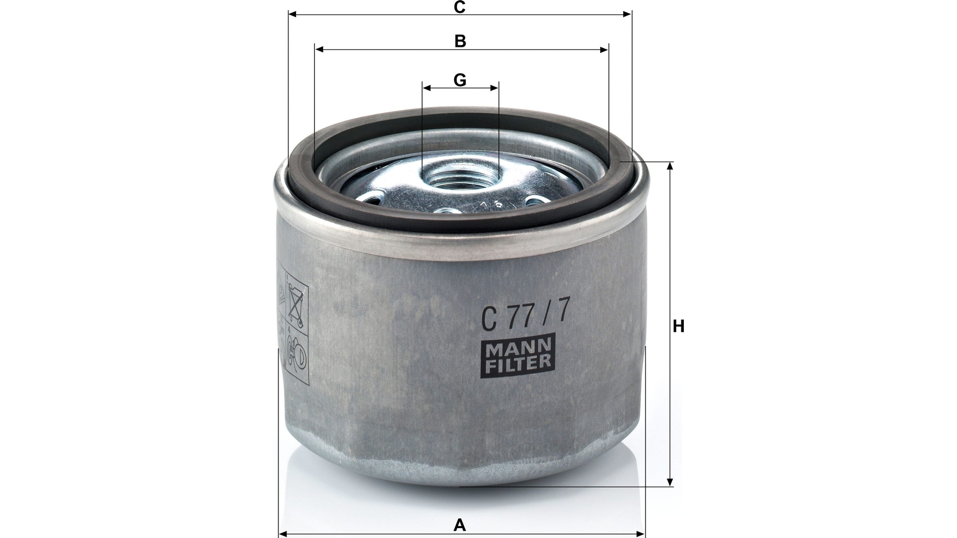 Mann-filter Filtr Powietrza; Turbosprężarka (Przykręcany) Iveco Eurostar / Trakker / New Holland / Renault