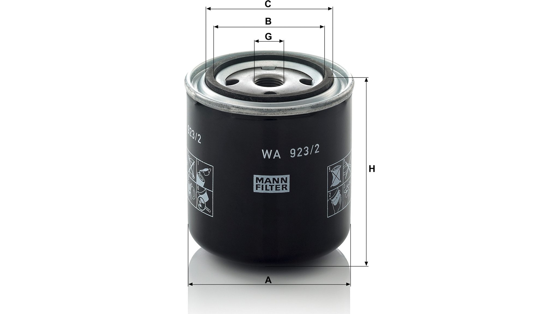 Filtro de Refrigerante Scania 2 / 3 / 4