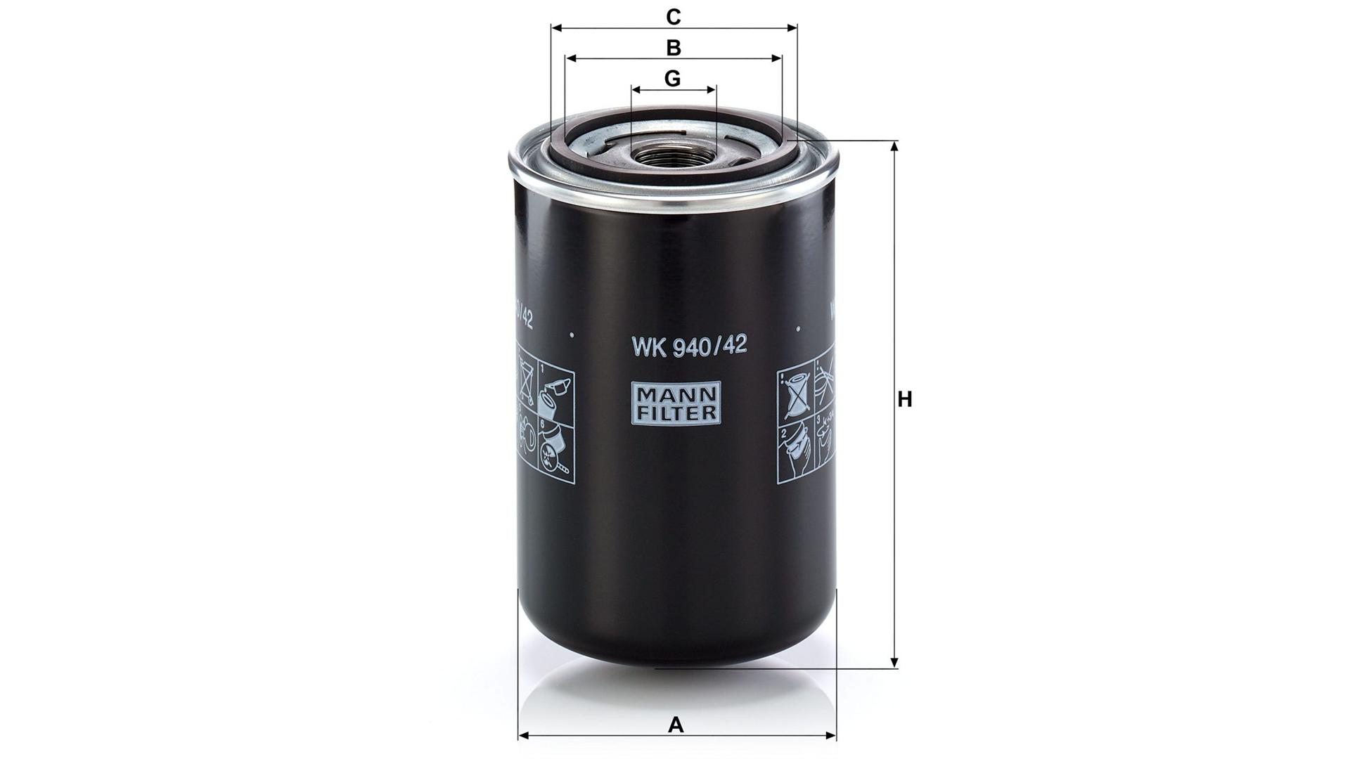 Kraftstofffilter Scania 4 G / P / R / T