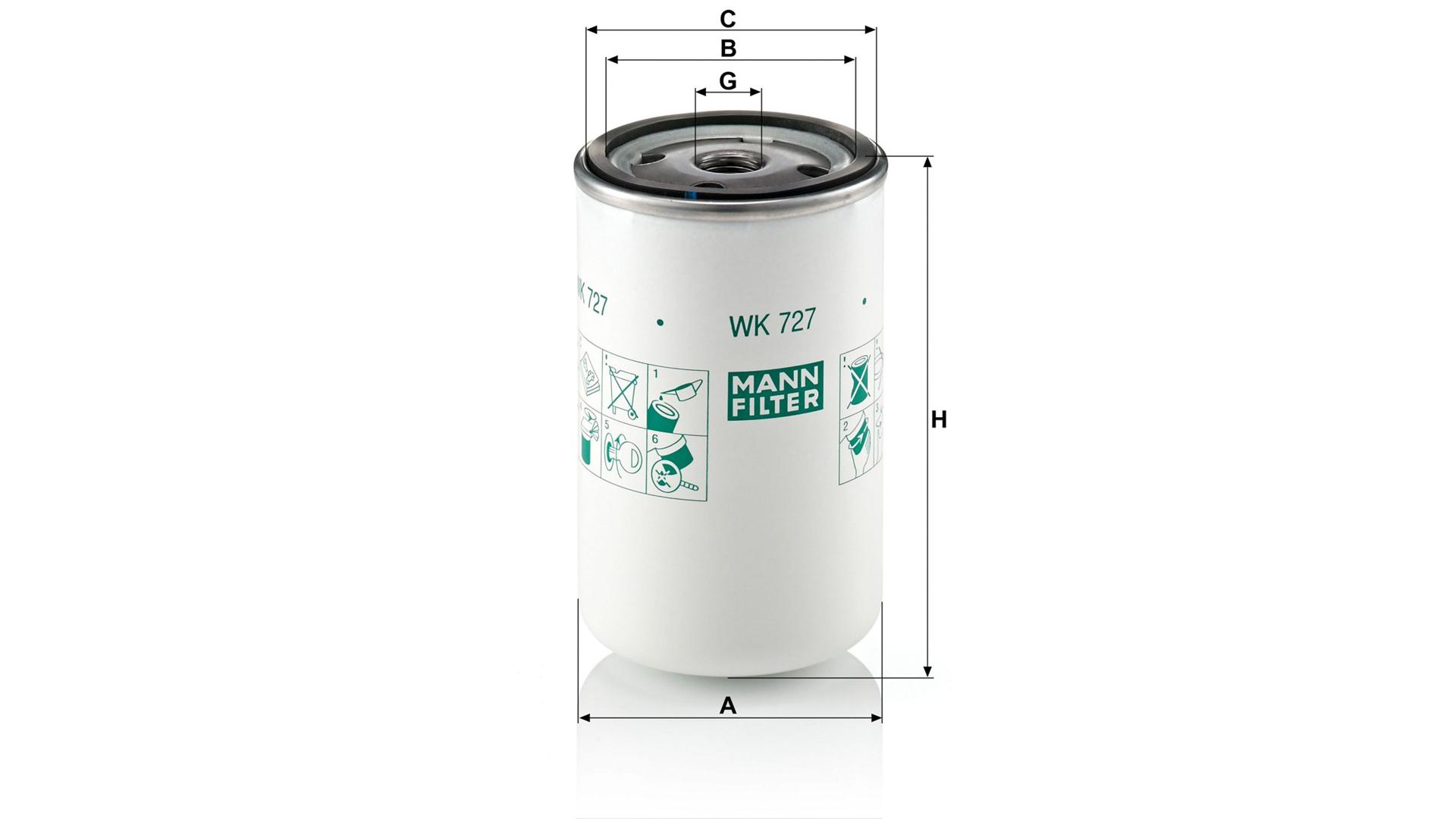 Filtro de Combustible Renault Kerax / Magnum / Major / Premium / Iveco Daily