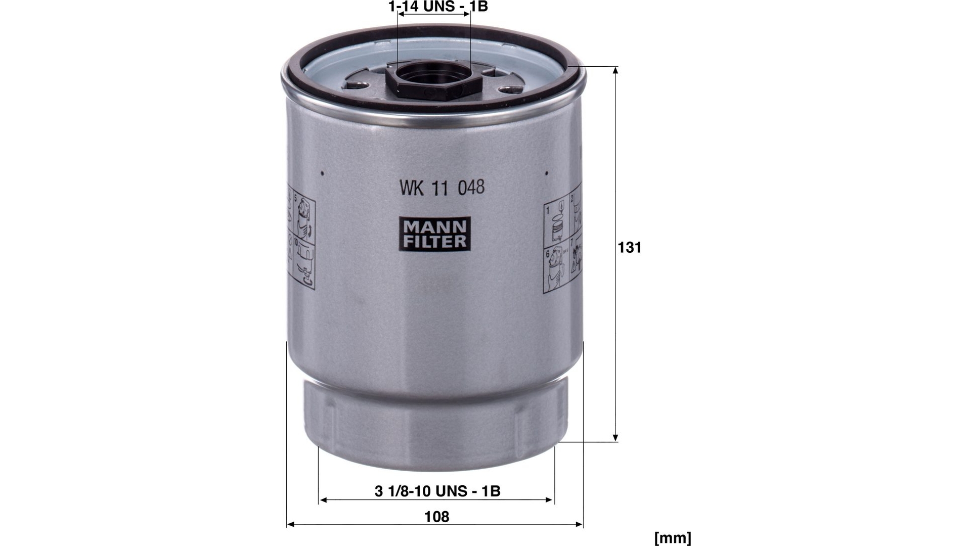 Filtro de Combustible Renault C (C250-c520) / D (D150-d430) / K (K380-k520) / T (T380-t520)