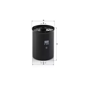 Filtro de Combustible Renault / Citroen / Deutz / Fiat / Fendt / Volvo / New Holland / Massey-ferguson / Peugeot / Renault