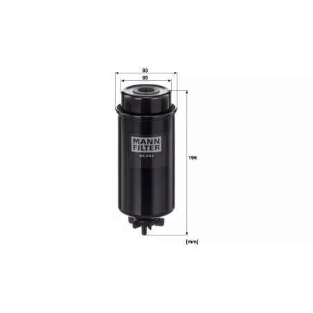 Filtro de Combustible New Holland / Massey-ferguson / Case-ih