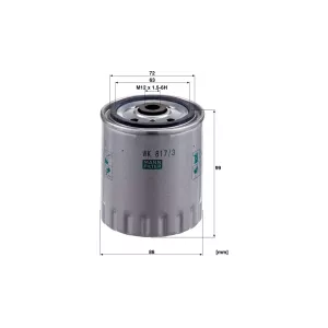 Filtro de Combustible Mercedes Sprinter / Unimog / Setra
