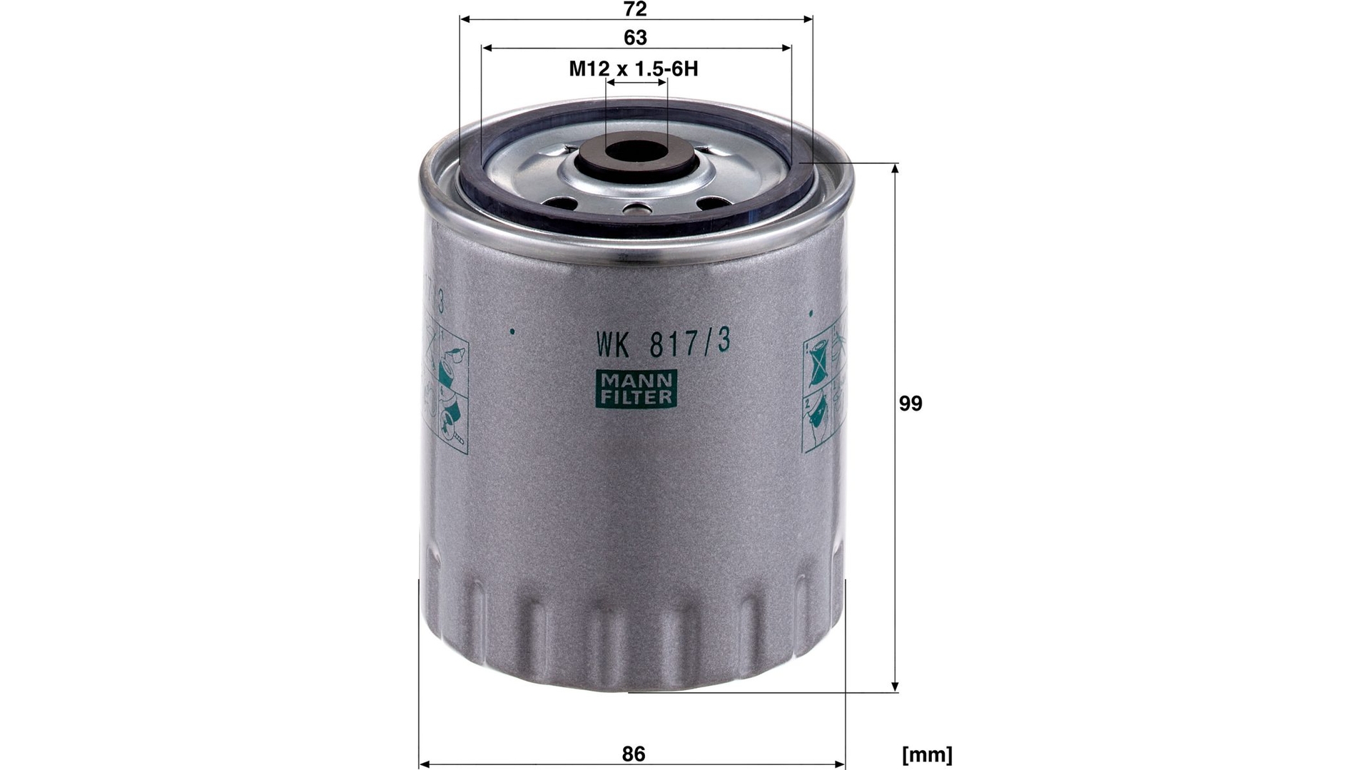 Fuel Filter Mercedes Sprinter / Unimog / Setra