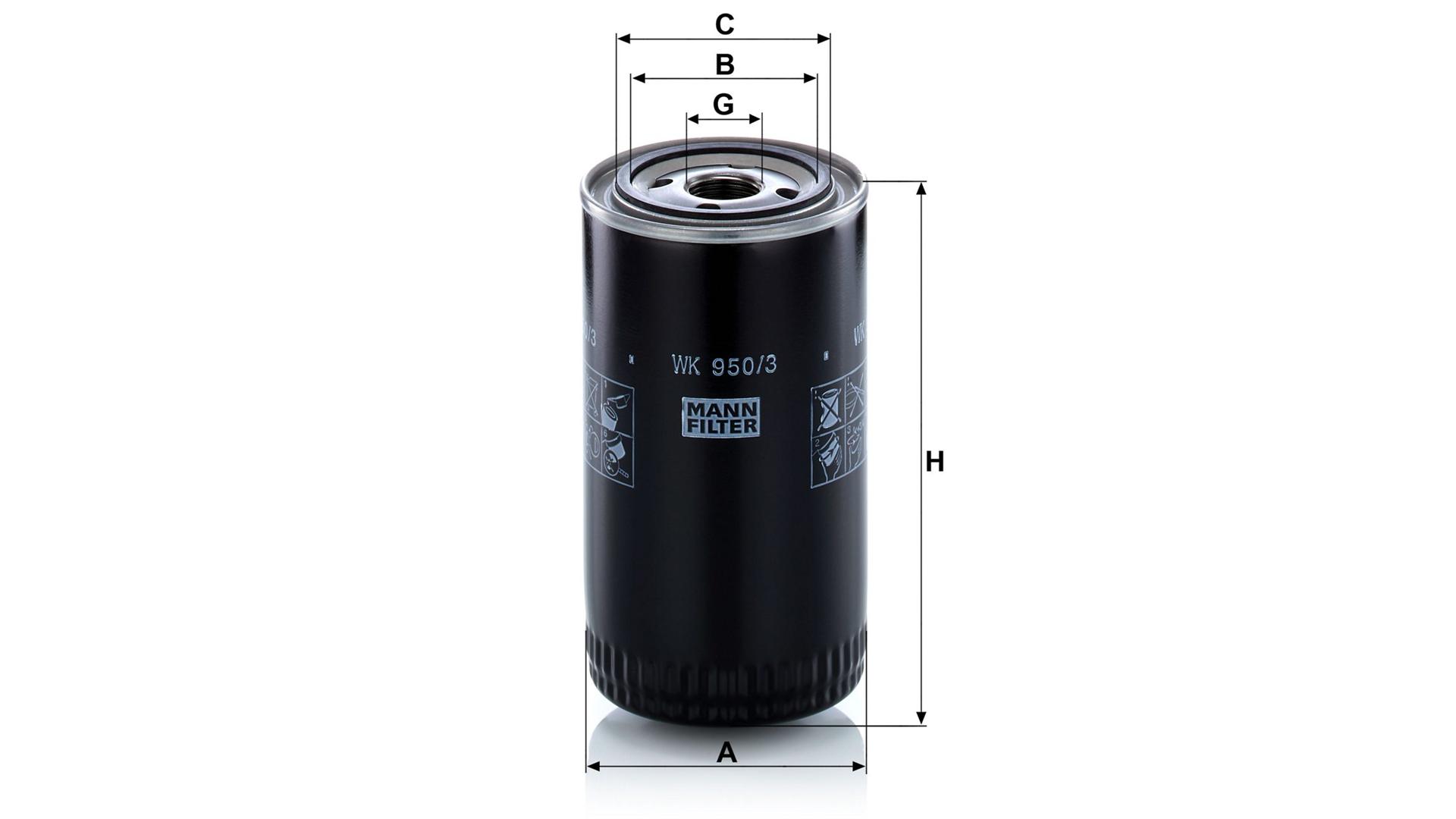 Filtro de Combustible Massey Ferguson / New Holand
