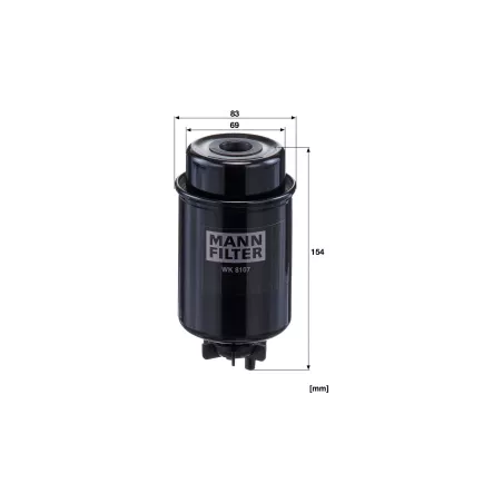Filtro de Combustible John Deere