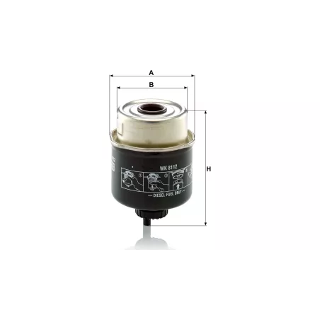 Fuel Filter Jcb Tlt / 10 / Vm / 8000