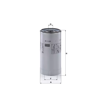Filtro de Combustible Iveco Stralis / S-Way / Trakker / T-Way / X-Way
