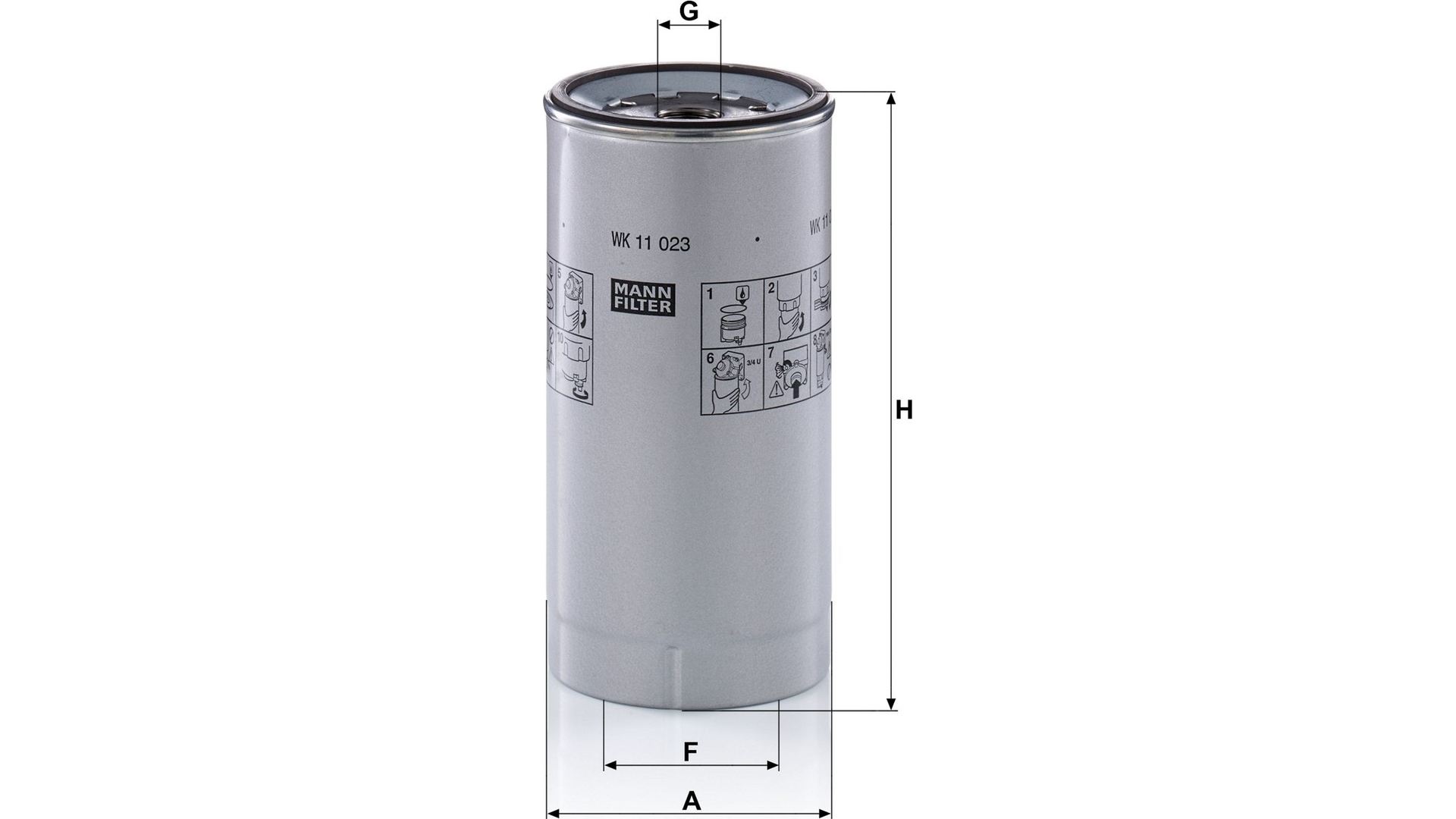 Filtro de Combustible Iveco Stralis / S-Way / Trakker / T-Way / X-Way