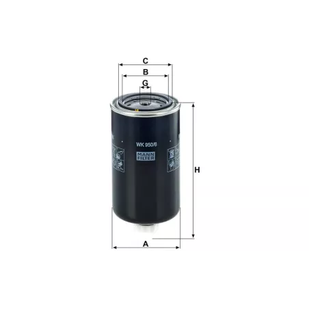 Filtro de Combustible Iveco Eurocargo