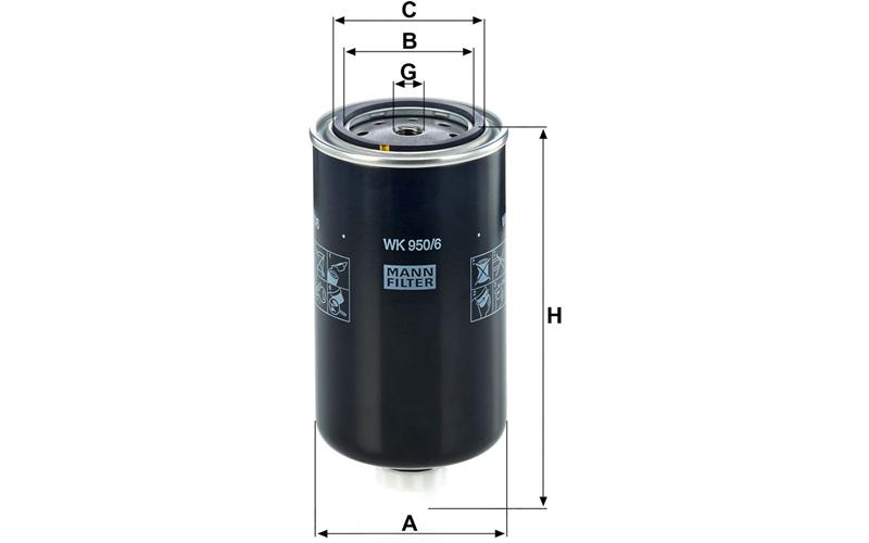Filtro de Combustible Iveco Eurocargo