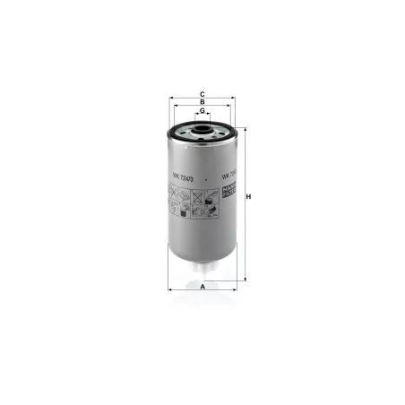 Filtro de Combustible Iveco Daily / Case-ih / New Holland