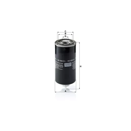Filtro de Combustible Ford Cargo / Iveco Daily / Thermo King