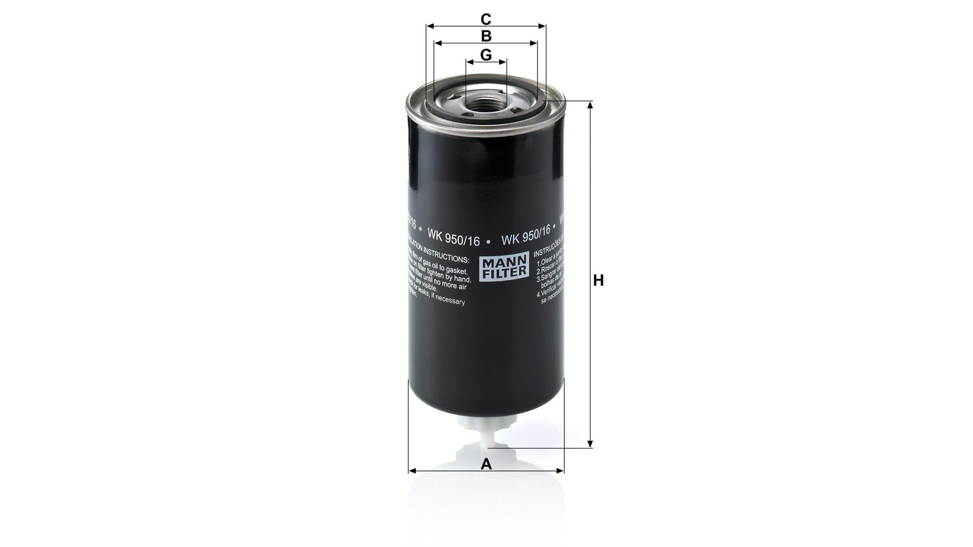 Kraftstofffilter Ford Cargo / Iveco Daily / Thermo King