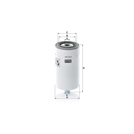 Filtro de Combustible DAF LF45 / LF55