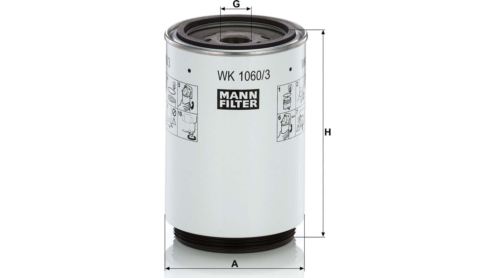 Filtro de Combustible DAF CF / XF / MAN F2000 / Scania 4 / Volvo FH / FM