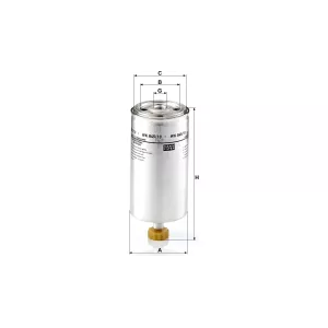 Filtro de Combustible DAF 75cf / CF75 / 85CF / CF85 / 95 / 95XF