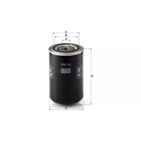 Filtre à Carburant DAF 75cf / 85CF / 95XF