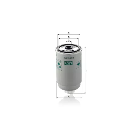Fuel Filter DAF / Ford / Iveco Eurocargo / Renault Mascott