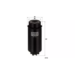 Filtro de Combustible Case-ih / Deutz / Landini / Massey-ferguson / New Holland