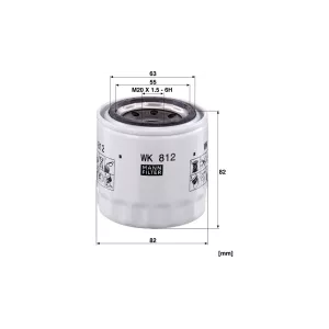 Filtro de Combustible Case IH / John Deere / Massey Ferguson / New Holland