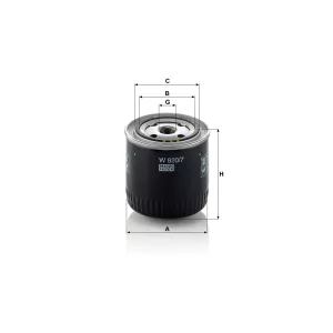 Ölfilter Scania L / 2 / 3 / 4