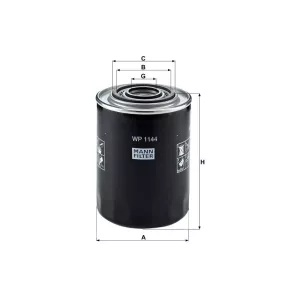 Oil Filter Renault Mascott / Master / Iveco Daily / Fiat Ducato