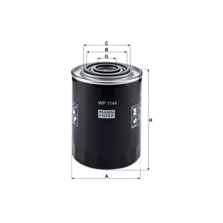 Oil Filter Renault Mascott / Master / Iveco Daily / Fiat Ducato