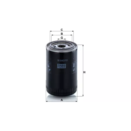 Filtro de Aceite John Deere / Case-ih