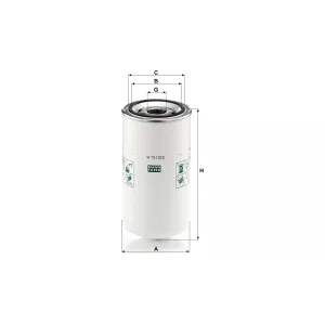 Filtro de Aceite Solaris / DAF ATI