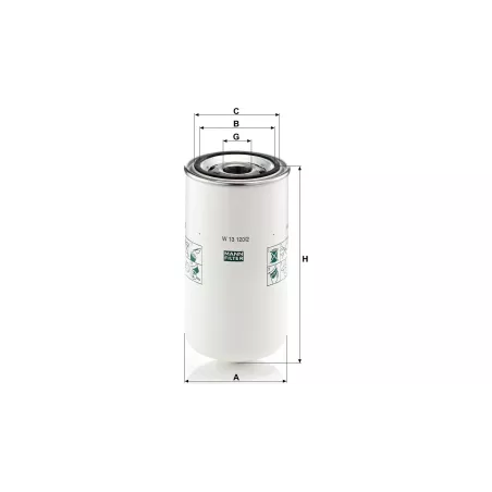 Filtro de Aceite Solaris / DAF ATI