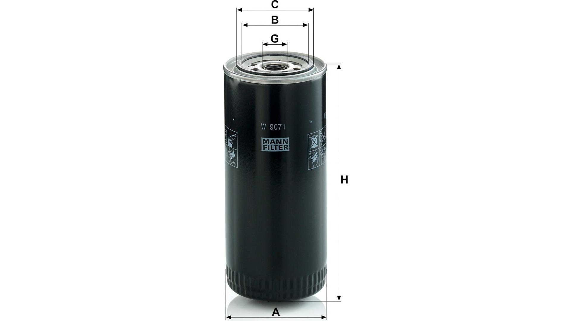 Oil Filter Claas / Massey-ferguson