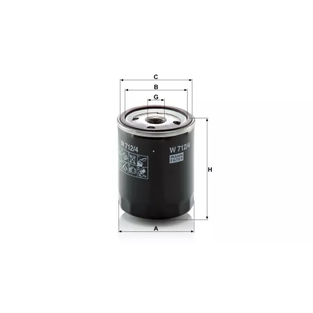 Oil Filter Claas / Deutz / Landini / Massey Ferguson
