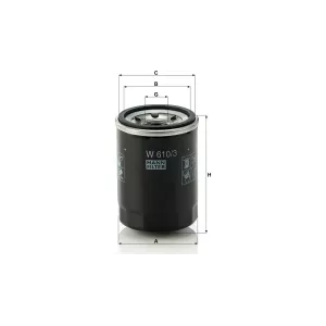 Filtro de Aceite Case IH / Deutz / Massey Ferguson / New Holland