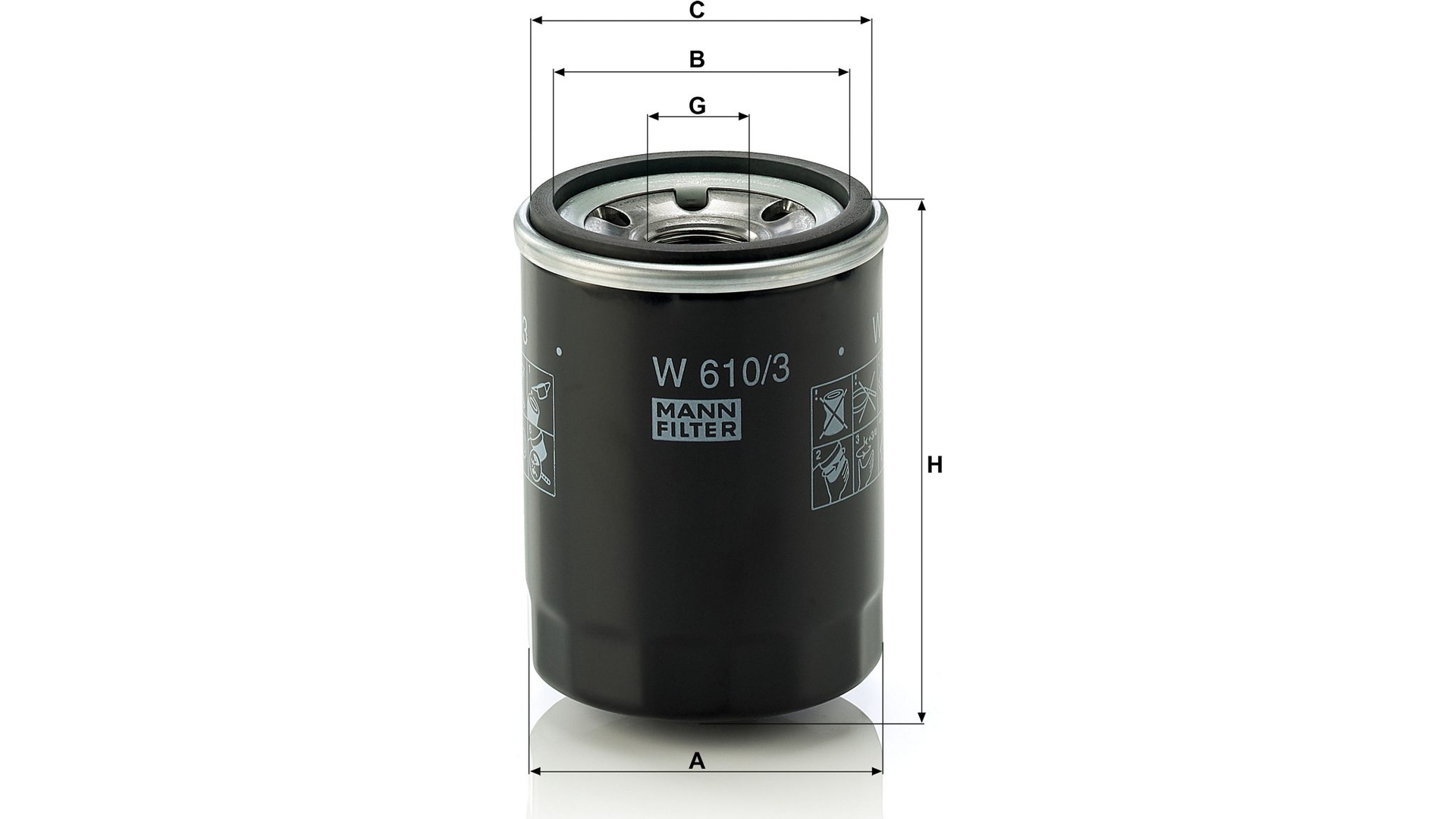 Filtro de Aceite Case IH / Deutz / Massey Ferguson / New Holland